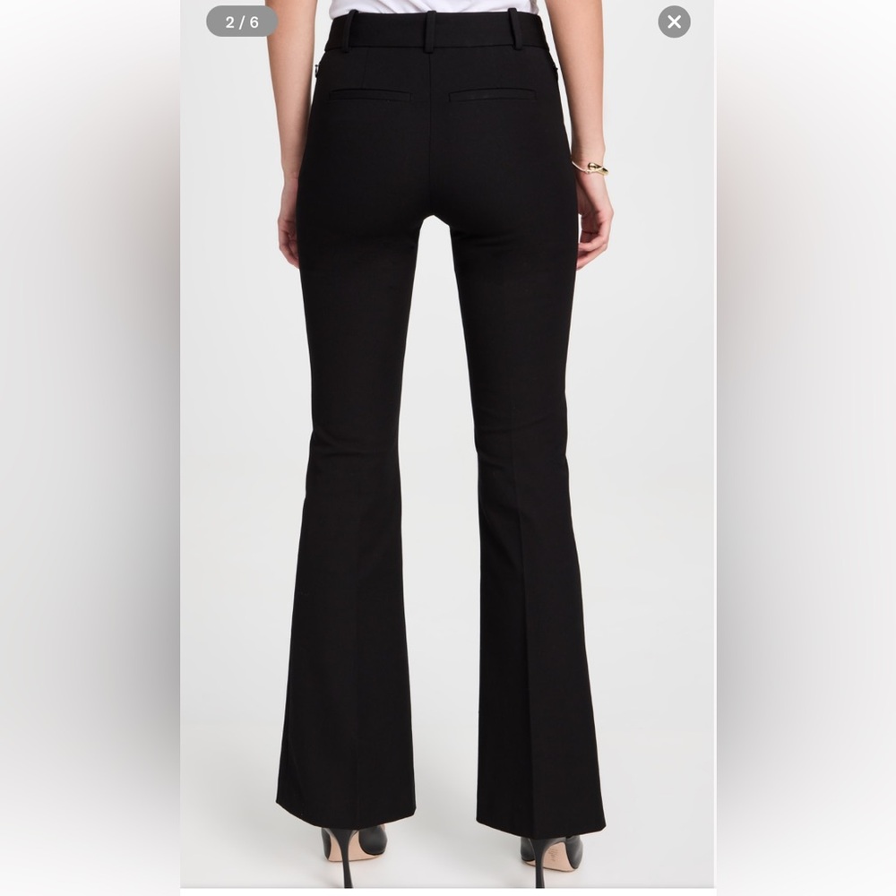 Frame Denim Black Boot Cut Trousers